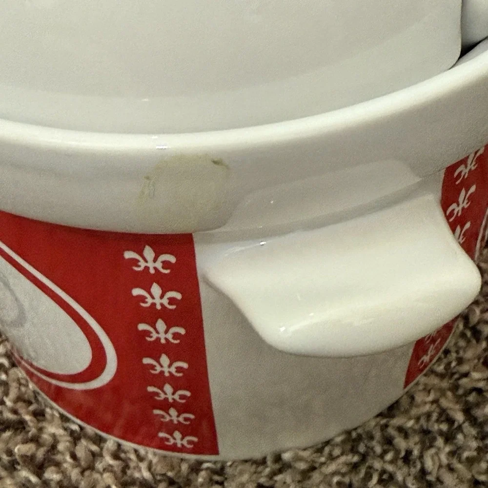 Campbell's 2004 Soup Tureen Serving Bowl with Lid and Ladle Houston‎ Harvest